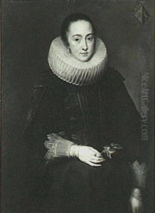 Portrait of Maria Nutius (?-?), wife of Jacob de Witte Portrait of Maria Nutius (?-?), wife of Jacob de Witte
