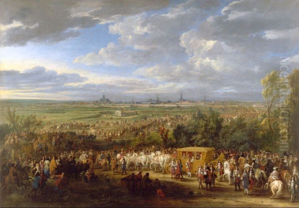 Entry into Arras of Louis XIV and Marie-Therese - view 1