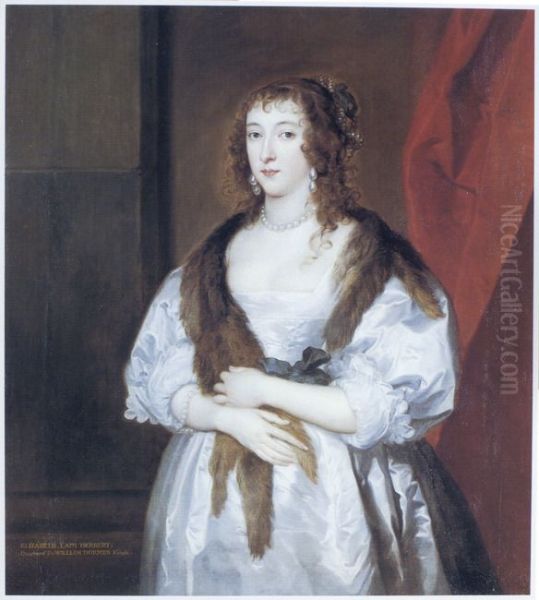 Portrait of Elizabeth Dormer (?-1635), echtgenote van Edward Somerset, 2nd Marquess of Worcester - view 1