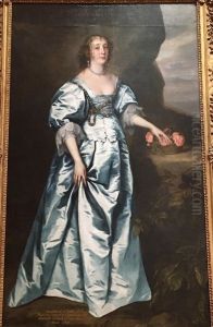 Portrait of the Marchioness of Worcester by Sir Anthony Van Dyck