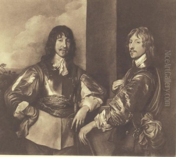 Double-portrait of Mountjoy Blount, 1st Earl of Newport (?-1666) and George, Lord Goring (1608-1657) - view 1