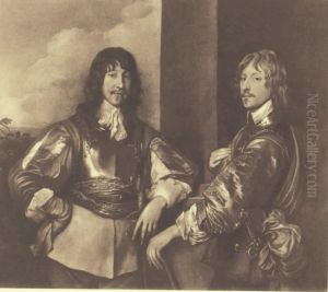 Double-portrait of Mountjoy Blount, 1st Earl of Newport (?-1666) and George, Lord Goring (1608-1657) Double-portrait of Mountjoy Blount, 1st Earl of Newport (?-1666) and George, Lord Goring (1608-1657)