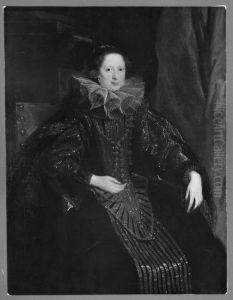 Portrait of an unknown Genoese woman by Sir Anthony Van Dyck
