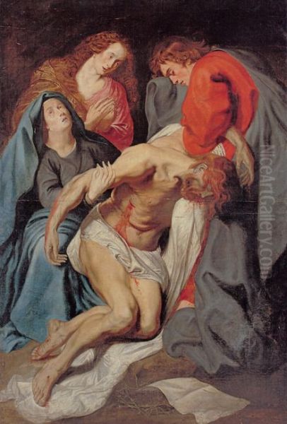 The Descent from the Cross and the Lamentation - view 1
