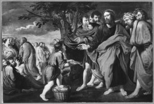 13-21, 15:32-39; Mark 6:32-44, 8:1-10; Luke 9:10-17; John 6:1-14) by Sir Anthony Van Dyck