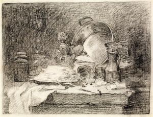 Nature Morte Aux Artichauts by Rene Louis Chretien