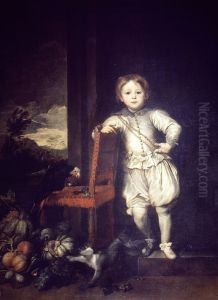 Portrait of an unknown boy by Sir Anthony Van Dyck