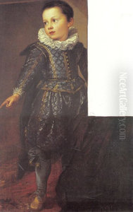 Portrait of a boy, possibly  Ansaldo Pallavicino (?-?)