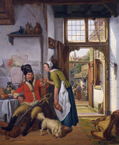 Herberginterieur. Herberginterieur.