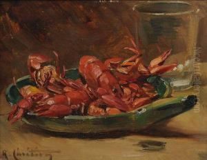Plat D'ecrevisses by Rene Louis Chretien