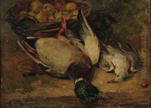 Nature Morte Aux Canards by Rene Louis Chretien