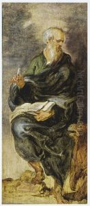 The evangelsit Luke by Sir Anthony Van Dyck