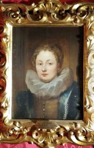 Portrait of a woman at bust length