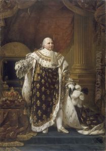 Portrait ofLouis XVIIIin his coronation robes by Antoine-Jean Gros