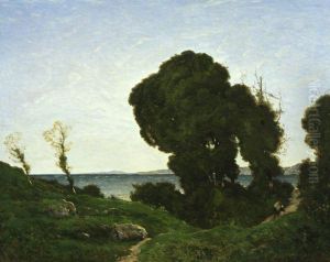 Sunshine On The Riviera by Henri Joseph Harpignies by Henri Harpignies