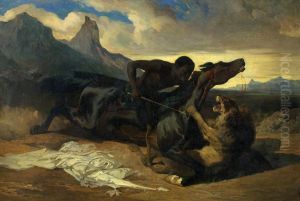 The Combat by Alfred De Dreux