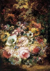 Flowers by Narcisse Virgilio Diaz