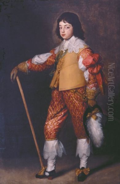 Portrait of Charlesl II of Englend (1630-1685) as Prince of Wales - view 1