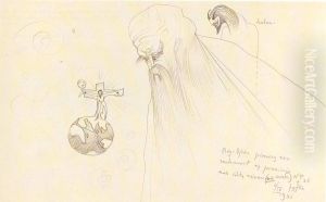 God the Father pondered for the first time the essence of the Earth (not the world) by Stanislaw Ignacy Witkiewicz (Witkacy)