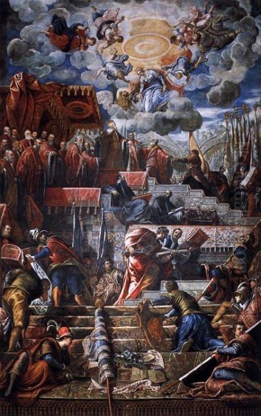 Doge Nicolo da Ponte Receiving a Laurel Crown from Venice - view 1