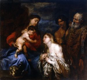 La Virgen y el Nino con los pecadores arrepentidos La Virgen y el Nino con los pecadores arrepentidos