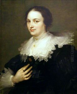 Portrait of Barbara van den Bogaerde by Sir Anthony Van Dyck