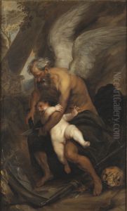 Tiden klipper karlekens vingar by Sir Anthony Van Dyck