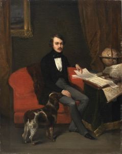 Portrait of Denis Francois Le Coat de Kerveguen by Adele Ferrand
