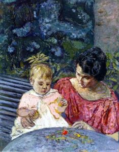Madeleine Descorps et son fils Bernard Madeleine Descorps et son fils Bernard