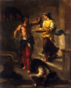 La Decollation de saint Jean-Baptiste by Eugene Delacroix
