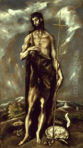 Saint John the Baptist by El Greco