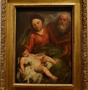 The Holy Family with the sleeping Jesus by Sir Anthony Van Dyck