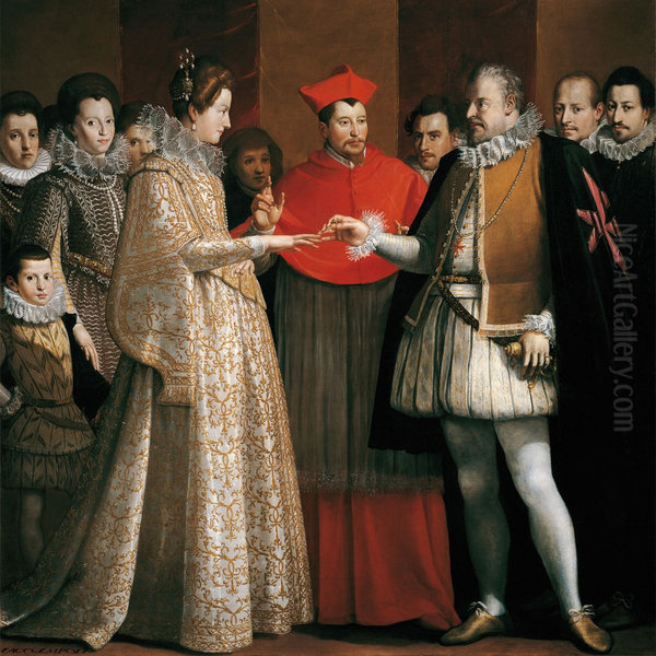 Wedding of Maria de Medici and Henry IV of France - view 1