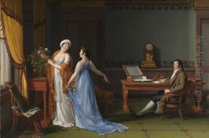 The earl of La Forest with his wife and daughter The earl of La Forest with his wife and daughter