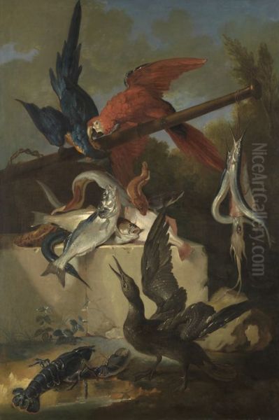 Fische, Seevogel und Papageien - view 1