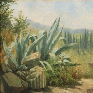Agaver Fra Palatinum I Rom by Anthonie, Anthonore Christensen