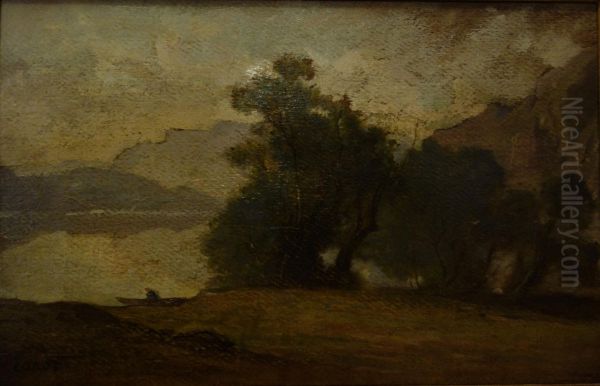 Paysage avec un lac - view 1