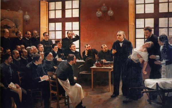 A Clinical Lesson at the Salpetriere - view 1