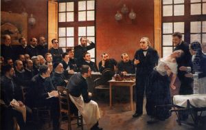 A Clinical Lesson at the Salpetriere by Andre Brouillet