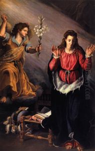 Annunciation by Alessandro Allori