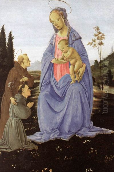 Madonna with Child, St Anthony of Padua and a Friar - view 1