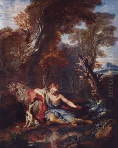 Narcissus by Francois Lemoyne