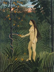 Eve and the Serpent by Henri Julien Rousseau