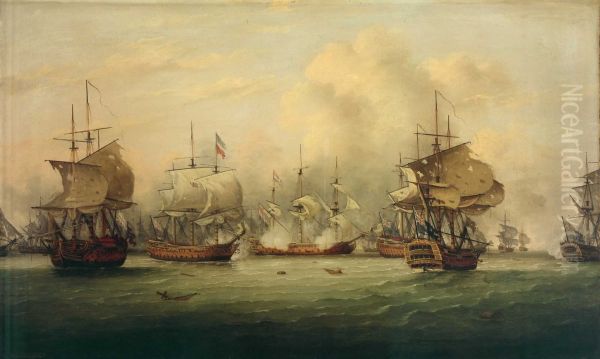 The Naval Battle of Dogger Bank, August 5, 1781. - view 1