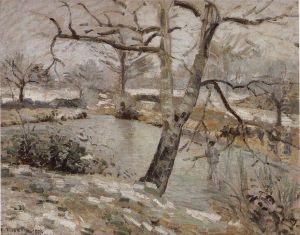 L'etang de Montfoucault, effet d'hiver L'etang de Montfoucault, effet d'hiver