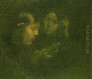 Reading. by Eugene Carriere