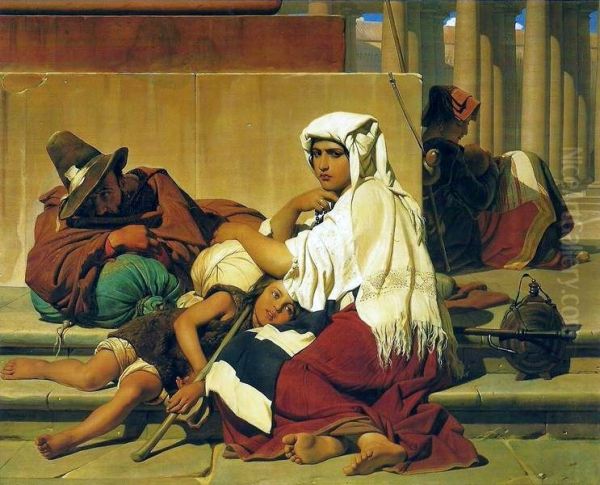 Pilgrims in Rome. - view 1
