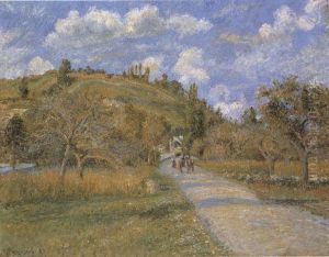 La cote du Valhermeil, Auvers-sur-Oise by Camille Pissarro