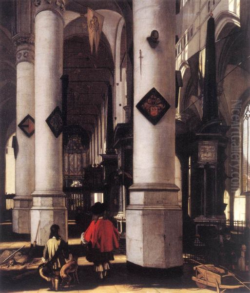 Interior of the Nieuwe Kerk in Delft - view 1