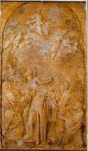 St. Augustine contemplating the Trinity by Sir Anthony Van Dyck